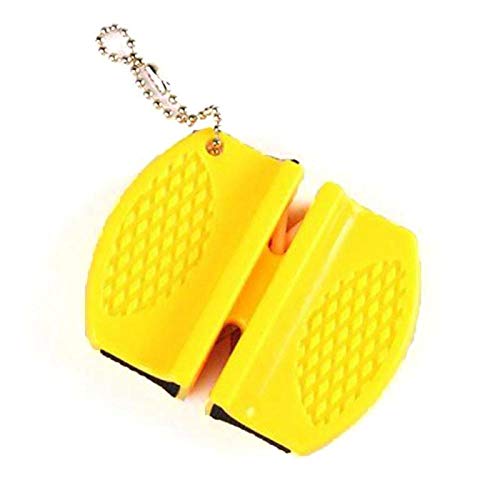 Messerschleifer Schmetterling Typ Wetzsteinschärfer Mini KeramikStabmesser Schärfer Zweistufiger Wolfram Tragbar 2St Gelb Messerschleifer Schmetterling Typ Wetzsteinschärfer Mini KeramikStabmesser Schärfer Zweistufiger Wolfram Tragbar 2St Gelb von WNGGADH