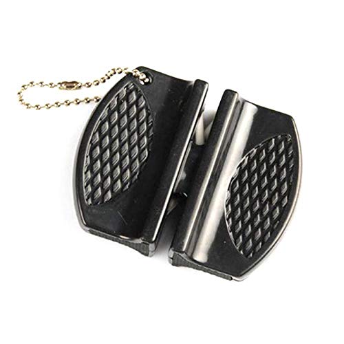 Messerschleifer Schmetterling Typ Wetzsteinschärfer Mini KeramikStabmesser Schärfer Zweistufiger Wolfram Tragbar 2St Schwarz Messerschleifer Schmetterling Typ Wetzsteinschärfer Mini KeramikStabmesser Schärfer Zweistufiger Wolfram Tragbar 2St Schwarz von WNGGADH