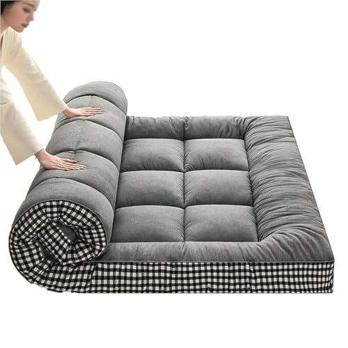 WNRLL 03,150x200cm(59x79 inch), Japanische Bodenmatratze, Verbesserte Dicke Faltbare Matratze Futon Schlafsofa Klappbare Bodenmatratze Tatami Matratze, rutschfest und atmungsaktiv von WNRLL