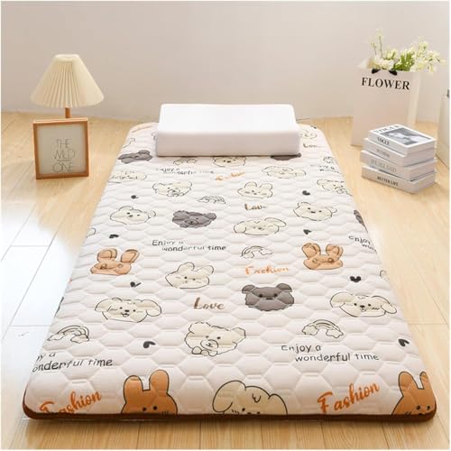 WNRLL 3,90x190cm/35x75inch, Gepolsterte Japanische Futon Matratze, Klappbare Bodenmatratze, Japanische Bodenbettrolle, Klappbarer Futon Japanische Tatami, Dicke Tatami von WNRLL