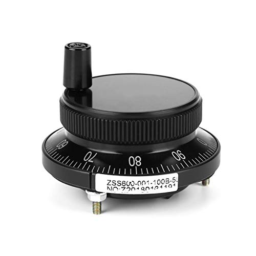 Handcodierer, Hochzuverlässiger 5V 60Mm CNC-Drehgeber, Handbuch für CNC-System für manuellen Impulseingangstyp(black) von WNSC