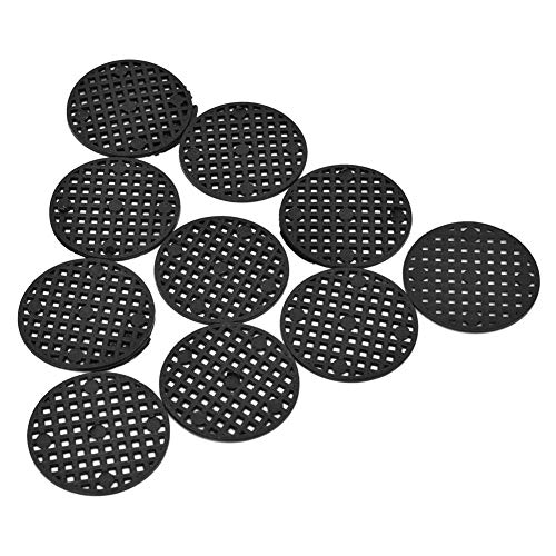 WNSC Blumentopfloch Mesh Mat Pad Pad Blumentopfloch Atmungsaktive Dichtung, Blumentopfmatte, Bonsai Bottom Grid Kunststoff Anti-Sicker-Matte für Gartenpflanzentopf(4.5cm in Diameter) von WNSC