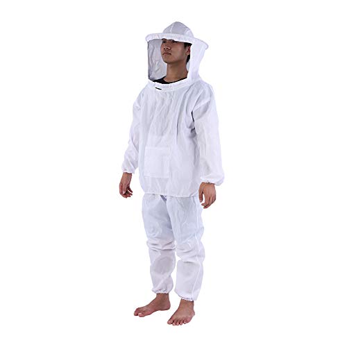 Weißer Imkeranzug, Imkerjacke, für Damen Imker Herren von WNSC