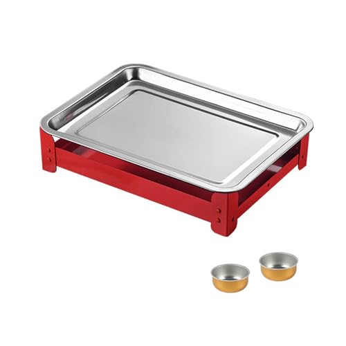Mehrzweck BBQ Lebensmittel Temperatur Halterungsprays Safe Stahlwärmen Tablett Basiert Auf Verschiedenen Kerzenwärmequellen Alkoholkompatible BBQ Heizplatte Mehrzweck BBQ Lebensmittel Temperatur Halterungsprays Safe Stahlwärmen Tablett Basiert Auf Verschiedenen Kerzenwärmequellen Alkoholkompatible BBQ Heizplatte von WNXGNHO