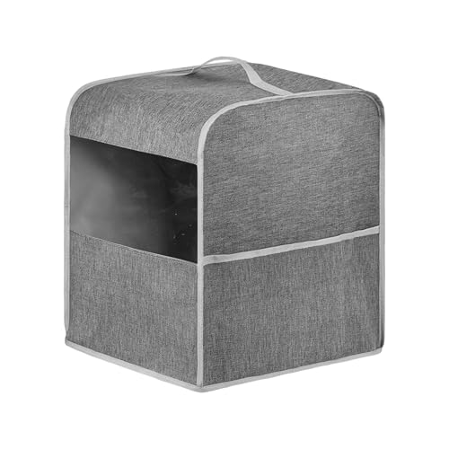 Staubsichere Kaffeemaschineabdeckungen Mit Klarem Fenster Und Seitenspeicherpocket Polyester Protektor Für Küchengeräte Kaffeemaschine Beschützer von WNXGNHO
