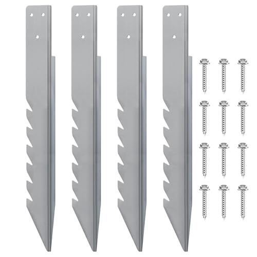 WNXGNHO 4PCS Professional Zaun Post Reparatur Kits Zaun Post von WNXGNHO