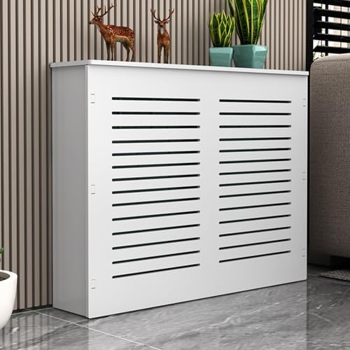 Heizkörperabdeckung, modernes Lamellen-Design, Holzverkleidung für Heizkörper in Lamellenoptik, für Alte Heizkörper, für Zuhause, Büro Flur Wohnzimmer Schlafzimme(80x70x20cm/31.5 * 27.6 * 7.9in) von WNYAILLL