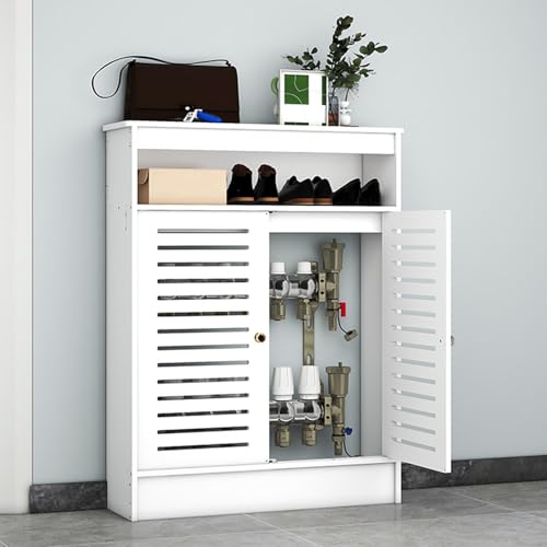 Heizkörperverkleidung, Atmungsaktiv schmücken Heizung Abdeckung, Heizungsabdeckung Mit Lagerplattform, für Wohnzimmer/Schlafzimmer/Küche, Einfache Installation(60 * 100 * 25cm/23.6 * 39.4 * 9.8in) von WNYAILLL
