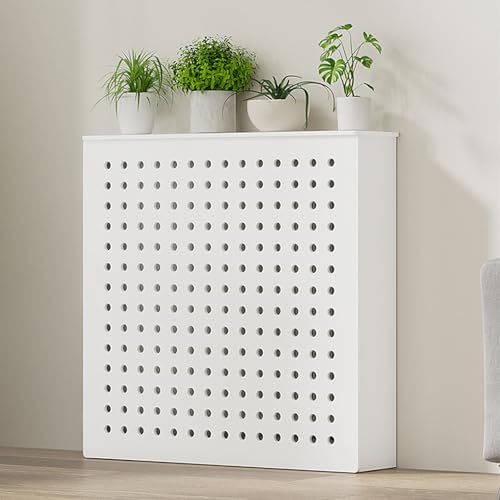 Heizkörperverkleidung, Atmungsaktiv schmücken Heizung Abdeckung, für Zuhause, Büro Flur Wohnzimmer Schlafzimme, modernes Lamellen-Design, traditioneller(50 * 60 * 15cm/19.7 * 23.6 * 5.9in) von WNYAILLL