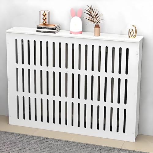 Heizkörperverkleidung, Heizungsabdeckung, vertikalen Latten, Lamellen, Heizung Heizkörper Abdeckungfür Zuhause, Büro Flur Wohnzimmer Schlafzimme(90 * 70 * 25cm/35.4 * 27.6 * 9.8in) von WNYAILLL