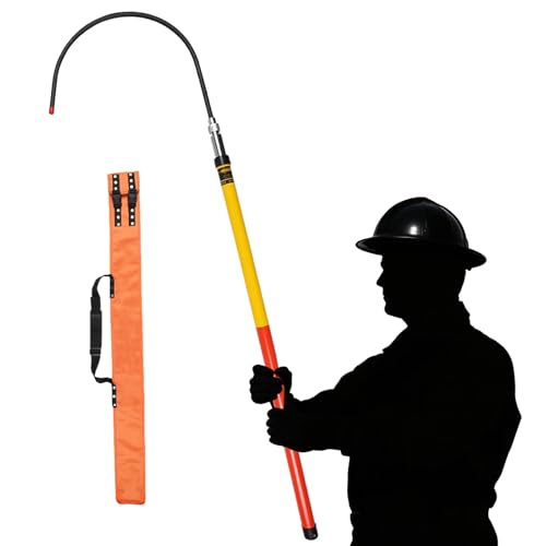 Isolierter Rettungshaken, Ausziehbarer elektrischer Sicherheitshaken, Hochspannungsschutz, Werkzeug zur Schutzausrüstung, ideal für Elektriker, Pools und Tankstellen(2m/78.7in/6.6ft) von WNYAILLL