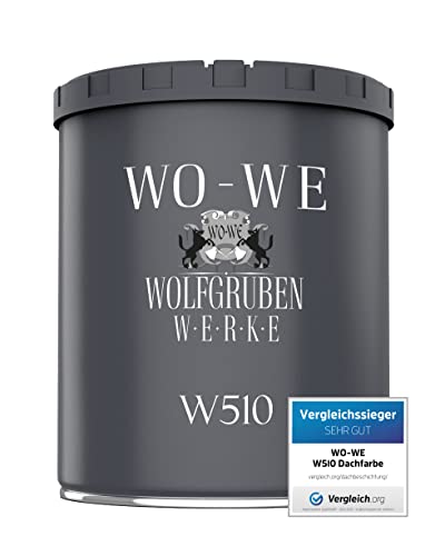 Dachfarbe Sockelfarbe Dachbeschichtung Dachziegel Betongrau ähnl. RAL 7023-750ml von WO-WE