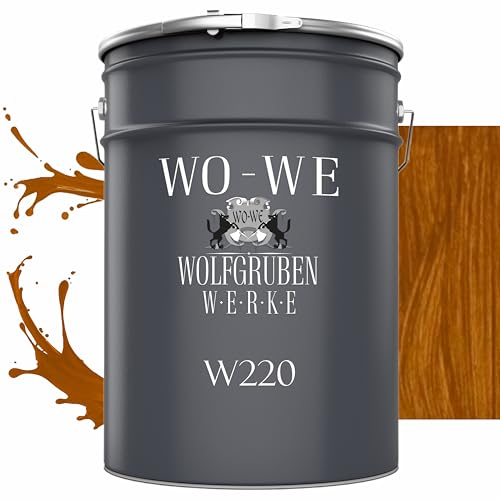 Dickschichtlasur 2in1 Holzlasur Holzschutzlasur außen und innen Eiche Hell - 2,5L Dickschichtlasur 2in1 Holzlasur Holzschutzlasur außen und innen Eiche Hell - 2,5L von WO-WE