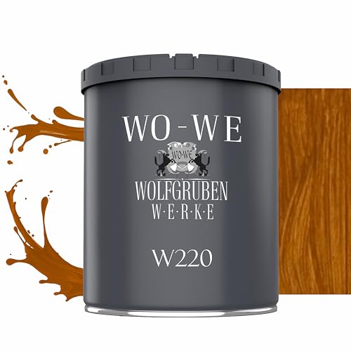 Dickschichtlasur 2in1 Holzlasur Holzschutzlasur außen und innen Eiche Hell - 750ml Dickschichtlasur 2in1 Holzlasur Holzschutzlasur außen und innen Eiche Hell - 750ml von WO-WE