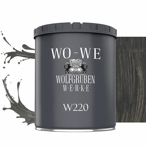 Dickschichtlasur 2in1 Holzlasur Holzschutzlasur außen und innen Fluss Eiche - 750ml Dickschichtlasur 2in1 Holzlasur Holzschutzlasur außen und innen Fluss Eiche - 750ml von WO-WE