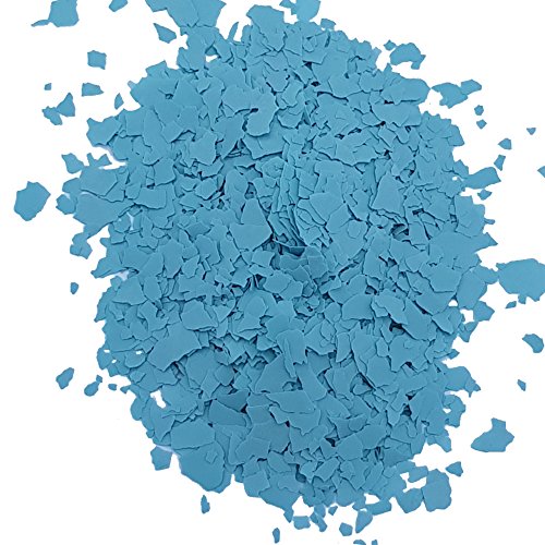 WO-WE Farbchips für Epoxidharz Bodenbeschichtung Bodenfarbe Colorchips Blau - 3Kg von WO-WE