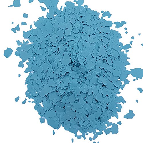 WO-WE Farbchips für Epoxidharz Bodenbeschichtung Bodenfarbe Colorchips Blau - 500g von WO-WE