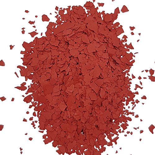 WO-WE Farbchips für Epoxidharz Bodenbeschichtung Bodenfarbe Colorchips Rot - 500g von WO-WE