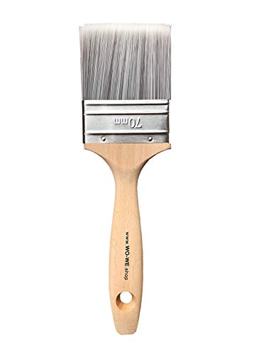 Lackierpinsel Pinsel mit Hölzernem Griff Flachpinsel Malerpinsel PL100-70 mm von WO-WE