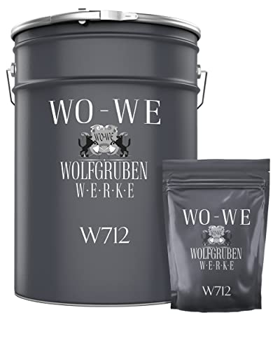 WO-WE 2K Fliesenlack MATT Hellelfenbein RAL 1015 Boden Wand Fliesenfarbe Bad Küche - 2,5Kg von WO-WE