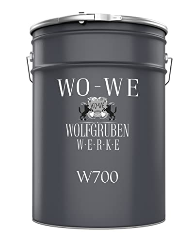 WO-WE Betonfarbe Bodenfarbe Bodenbeschichtung Kellerfarbe W700 Rot Rustikalrot - 2,5L von WO-WE