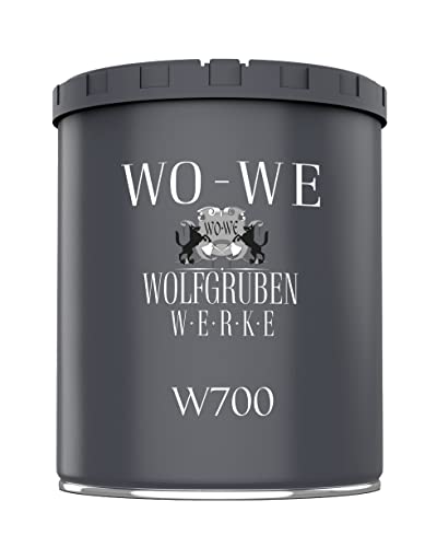 WO-WE Betonfarbe Bodenfarbe Bodenbeschichtung W700 Betongrau ähnl. RAL 7023-750ml von WO-WE