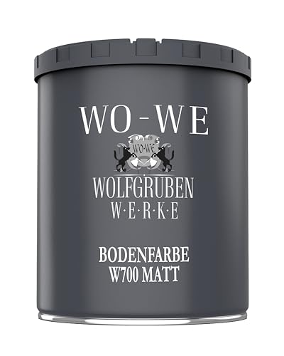 WO-WE Betonfarbe Bodenfarbe Bodenbeschichtung W700 Schwarz MATT ähnl. RAL 7036-750ml WO-WE Betonfarbe Bodenfarbe Bodenbeschichtung W700 Schwarz MATT ähnl. RAL 7036-750ml von WO-WE