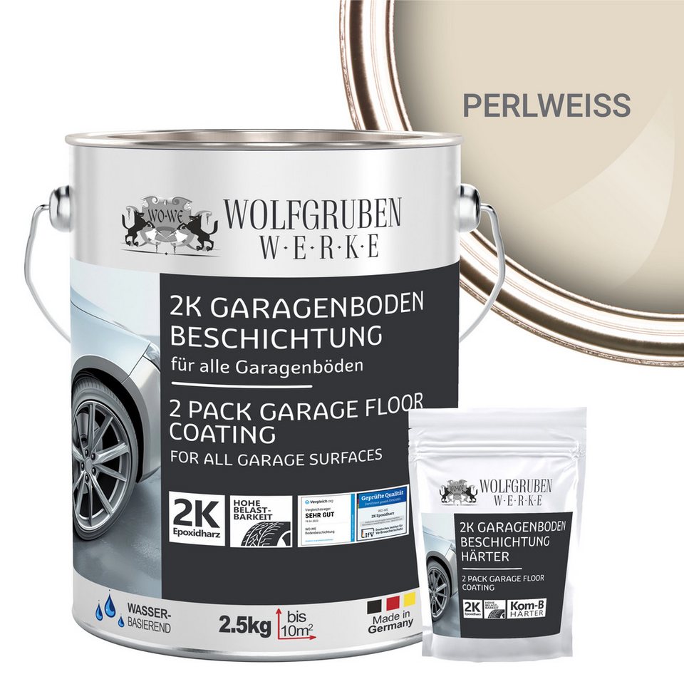 WO-WE Bodenversiegelung 2K Garagenbodenbeschichtung W707, Betonfarbe, Garagenfarbe, Bodenbeschichtung WO-WE Bodenversiegelung 2K Garagenbodenbeschichtung W707, Betonfarbe, Garagenfarbe, Bodenbeschichtung von WO-WE