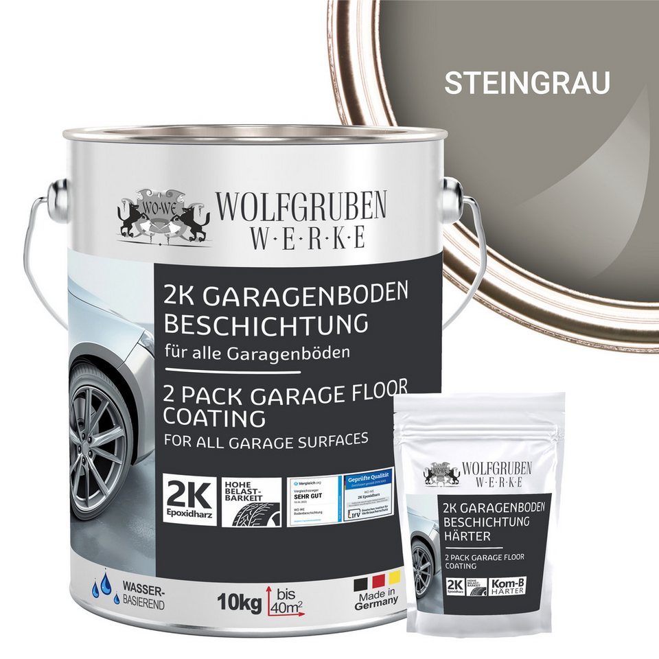 WO-WE Bodenversiegelung 2K Garagenbodenbeschichtung W707, Betonfarbe, Garagenfarbe, Bodenbeschichtung WO-WE Bodenversiegelung 2K Garagenbodenbeschichtung W707, Betonfarbe, Garagenfarbe, Bodenbeschichtung von WO-WE