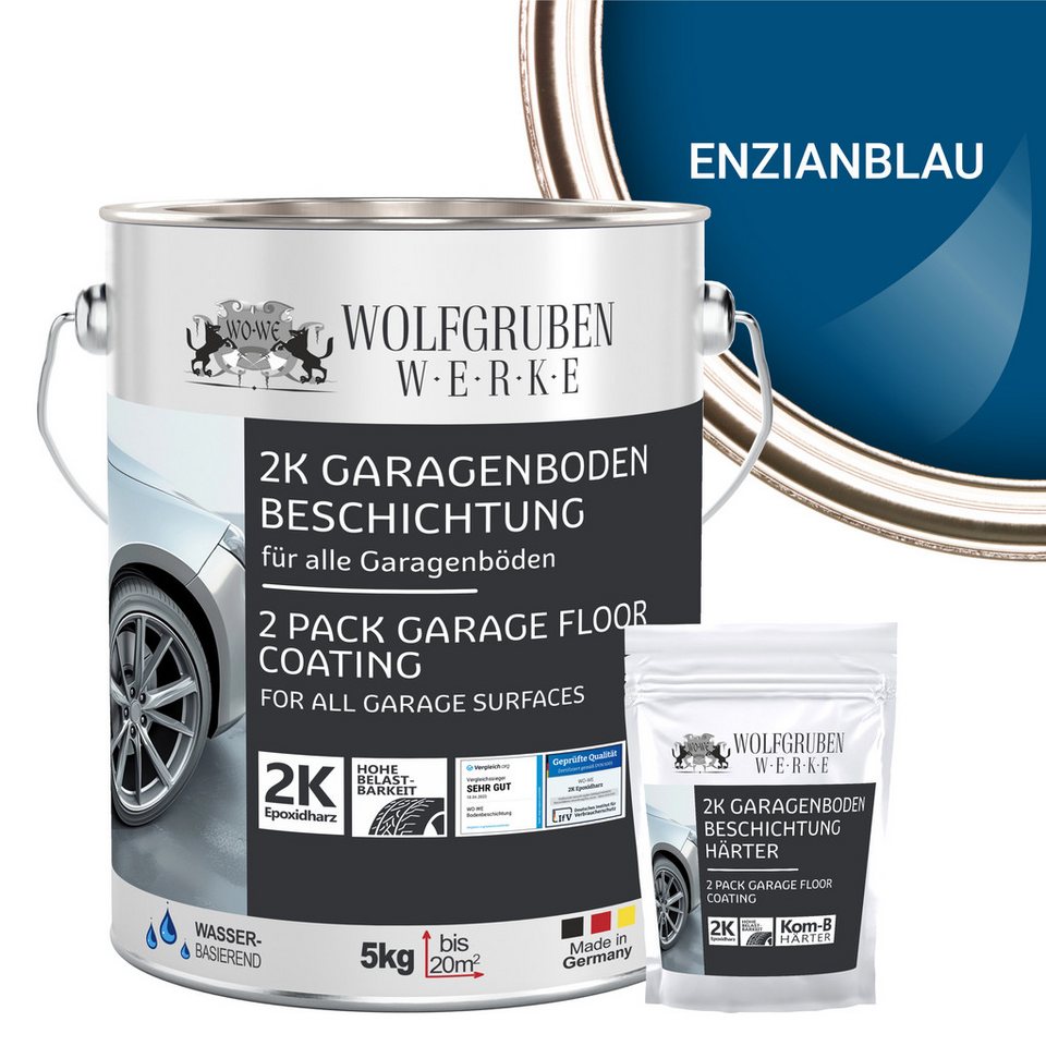 WO-WE Bodenversiegelung 2K Garagenbodenbeschichtung W707, Betonfarbe, Garagenfarbe, Bodenbeschichtung WO-WE Bodenversiegelung 2K Garagenbodenbeschichtung W707, Betonfarbe, Garagenfarbe, Bodenbeschichtung von WO-WE