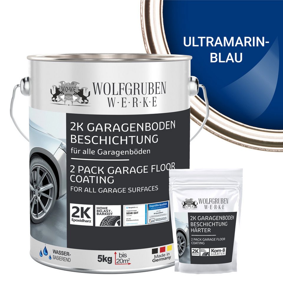 WO-WE Bodenversiegelung 2K Garagenbodenbeschichtung W707, Betonfarbe, Garagenfarbe, Bodenbeschichtung WO-WE Bodenversiegelung 2K Garagenbodenbeschichtung W707, Betonfarbe, Garagenfarbe, Bodenbeschichtung von WO-WE