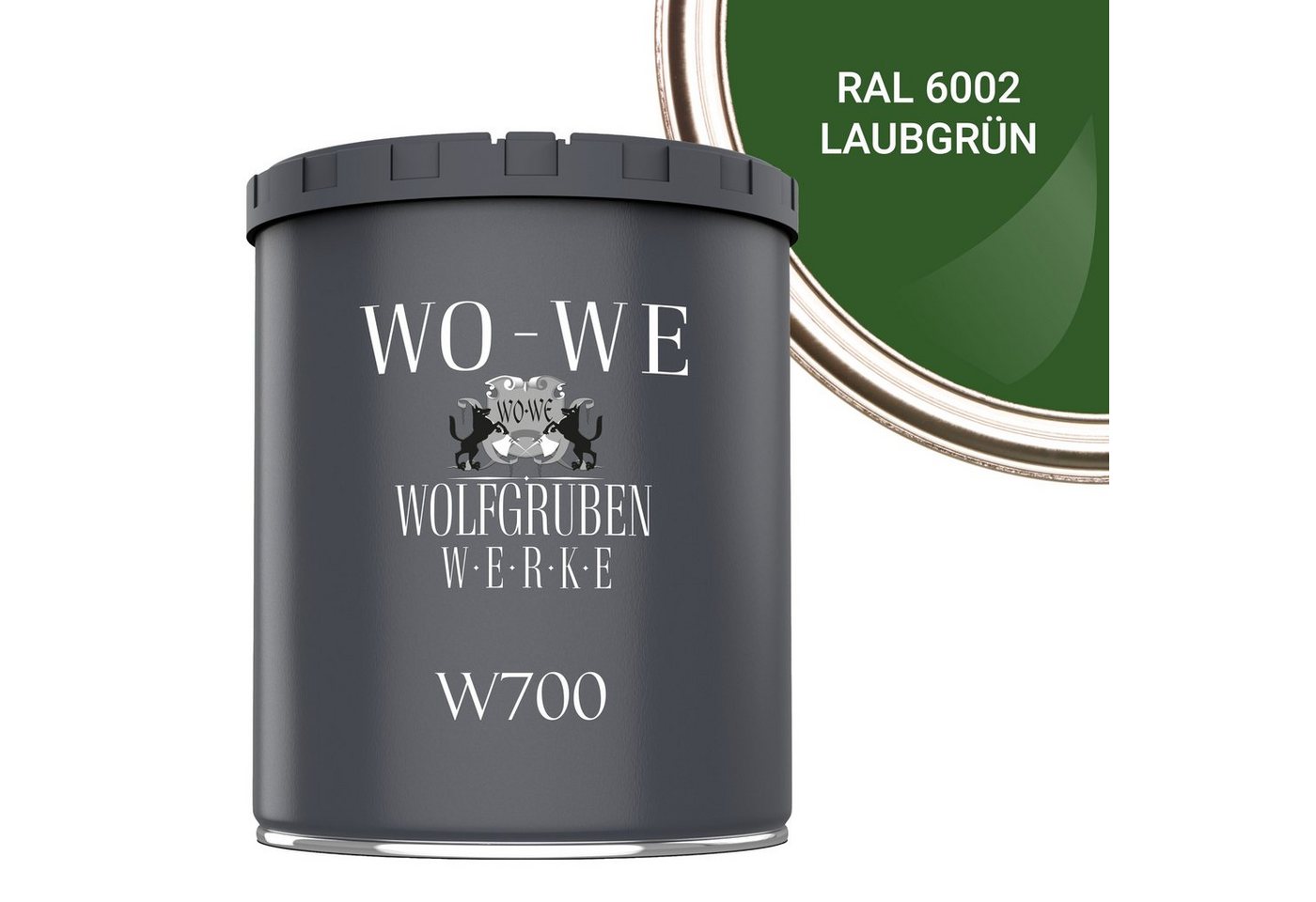 WO-WE Bodenversiegelung Betonfarbe Bodenfarbe Bodenbeschichtung W700, 1-10L, Seidenglänzend von WO-WE