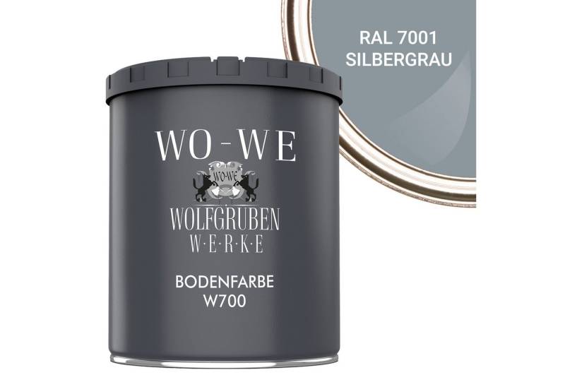 WO-WE Bodenversiegelung Betonfarbe Bodenfarbe Bodenbeschichtung W700, 1-10L, Seidenglänzend von WO-WE