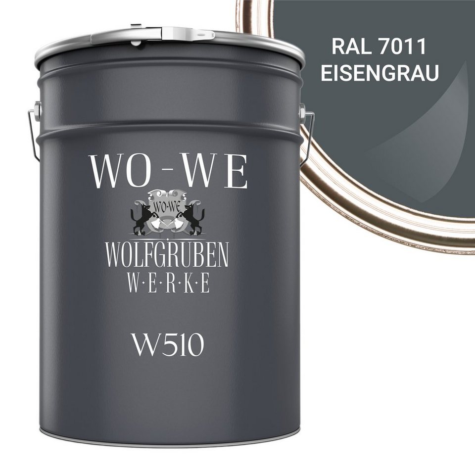 WO-WE Dachfarbe Dachfarbe Sockelfarbe Dachbeschichtung W510, 0.75-20L, Seidenglänzend von WO-WE