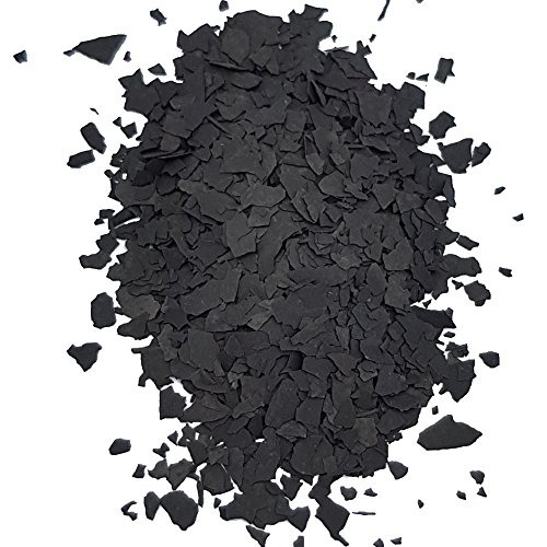 WO-WE Farbchips für Epoxidharz Bodenbeschichtung Bodenfarbe Colorchips Schwarz - 500g von WO-WE