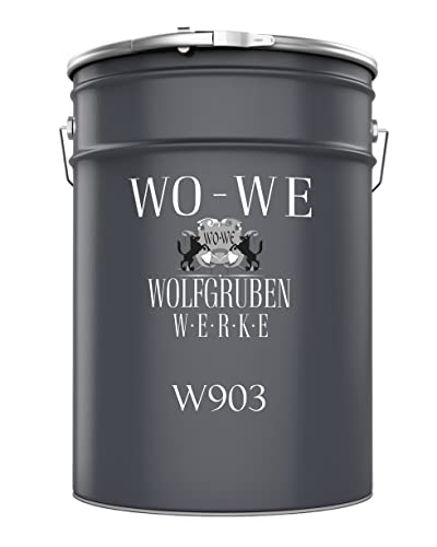 WO-WE Heizkörperlack Heizungsfarbe W903 Beton-GRAU ähnl. RAL 7023-5 Liter von WO-WE