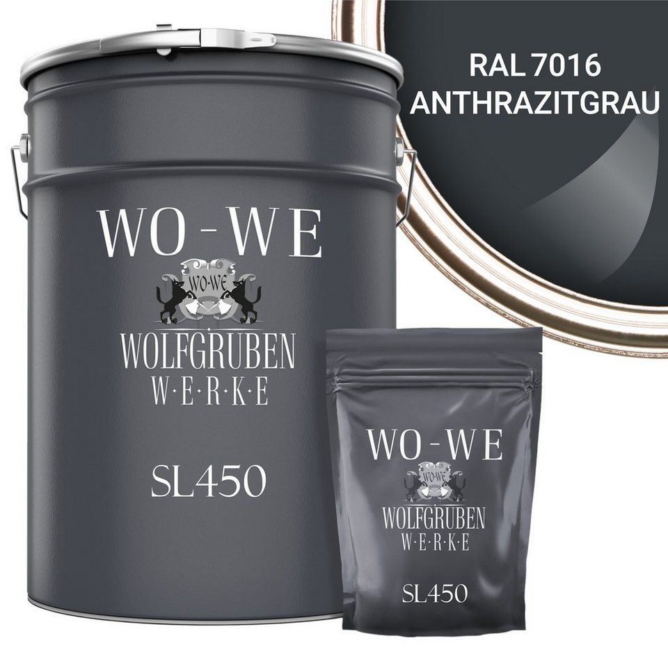 WO-WE Lack 2K Poolfarbe Poolbeschichtung Schwimmbadfarbe SL450, 2,5-20Kg, Seidenglänzend, Epoxidharz WO-WE Lack 2K Poolfarbe Poolbeschichtung Schwimmbadfarbe SL450, 2,5-20Kg, Seidenglänzend, Epoxidharz von WO-WE