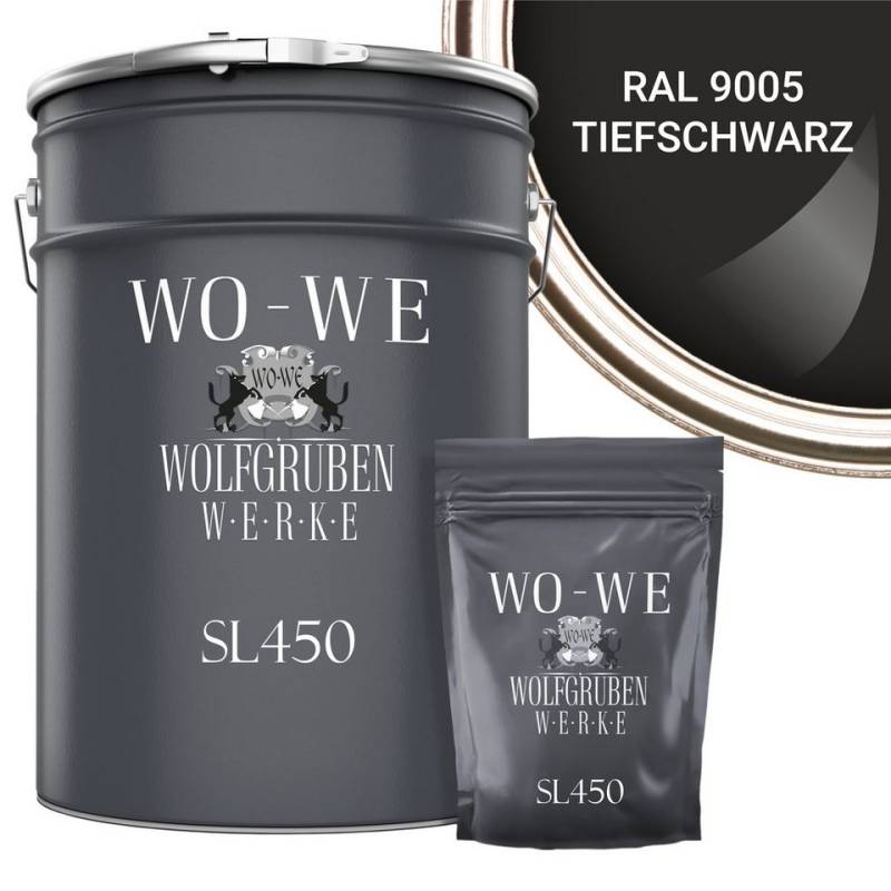 WO-WE Lack 2K Poolfarbe Poolbeschichtung Schwimmbadfarbe SL450, 2,5-20Kg, Seidenglänzend, Epoxidharz von WO-WE