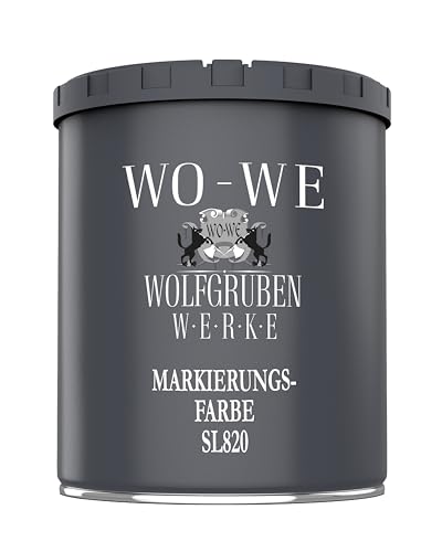 WO-WE Markierungsfarbe Fahrbahnmarkierung Strassenmarkierungsfarbe SCHWARZ - 750ml von WO-WE
