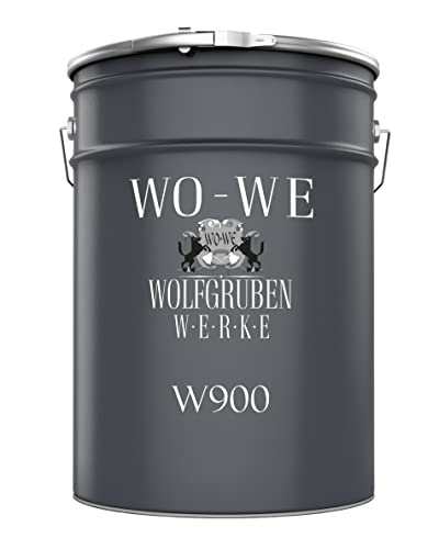 WO-WE Metalllack Metallfarbe Buntlack W900 Decklack für Metall Stahl Eisen Feuerrot ähnl. RAL 3000 2,5L von WO-WE