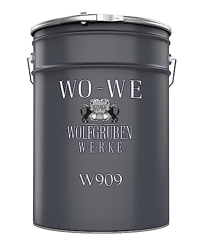 WO-WE Metallschutzlack 4in1 Metalllack Metallfarbe Metallschutzfarbe MATT W909 Schwarz - 5L von WO-WE