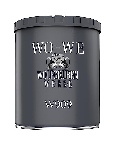 WO-WE Metallschutzlack 4in1 Metalllack Metallfarbe Metallschutzfarbe MATT W909 Schwarz - 750ml von WO-WE