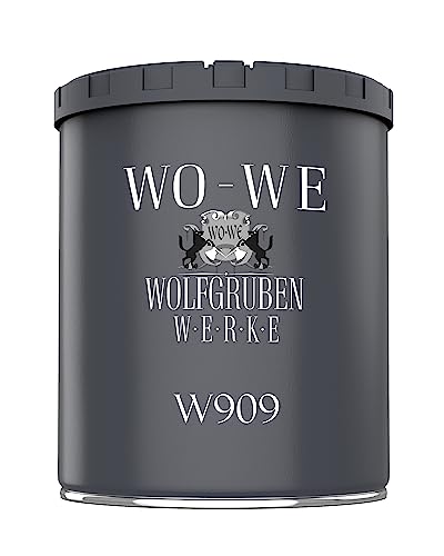 WO-WE Metallschutzlack 4in1 Metalllack Metallfarbe Metallschutzfarbe MATT W909 Silbergrau - 750ml von WO-WE
