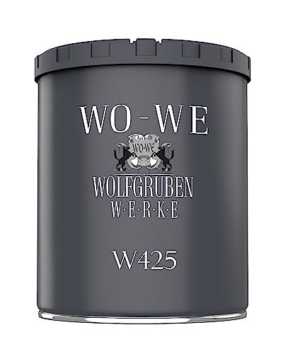 WO-WE Türen und Fensterlack 3in1 Türenlack Holzfenster Farbe Metall Anthrazitgrau - 750ml von WO-WE