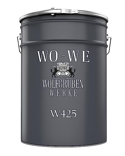 WO-WE Türen und Fensterlack 3in1 Türenlack Holzfenster Farbe Metall Schwarz - 5L von WO-WE