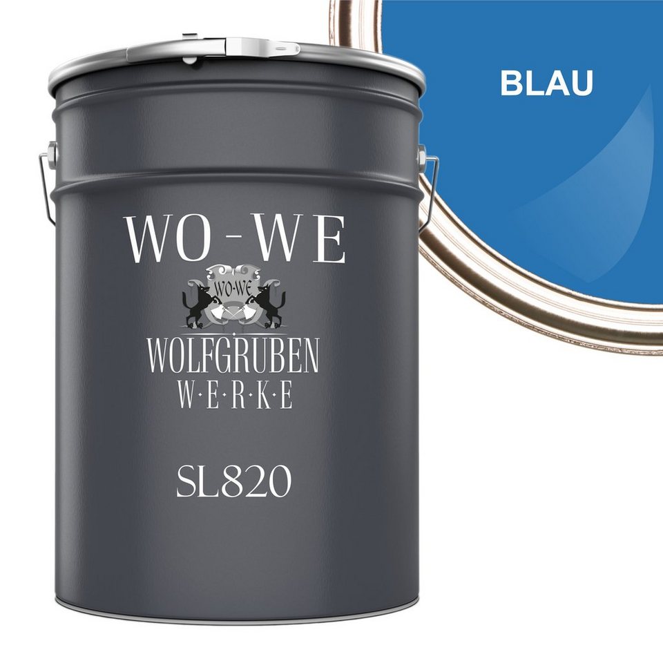 WO-WE Zementfarbe Markierungsfarbe Fahrbahnmarkierung Strassenmarkierungsfarbe SL820, 0,75-20L, Seidenglänzend von WO-WE