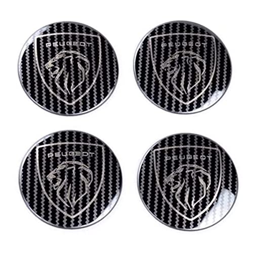 WOAFEY Nabendeckel 4 STÜCKE 56mm für Peugeot 5008 4008 3008 2008 508 408 308 208 RCZ Car Rad Center Hub Cap Auto Styling Felgen Abdeckung Badge Emblem Aufkleber Radnabenkappen von WOAFEY