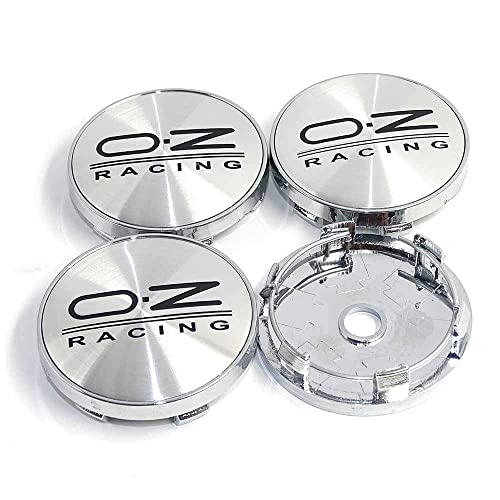 WOAFEY Nabendeckel 4 STÜCKE 60mm für OZ Racing Car Rad Center Hub Cap Auto Styling Felgen Abdeckung Badge Emblem Aufkleber Radnabenkappen von WOAFEY