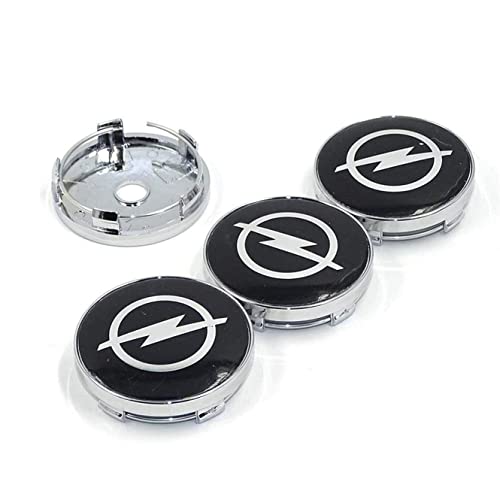 WOAFEY Nabendeckel 4 STÜCKE 60mm für Opel Car Rad Center Hub Cap Auto Styling Felgen Abdeckung Badge Emblem Aufkleber Radnabenkappen von WOAFEY