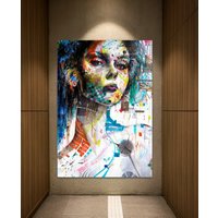 Abstrakt Minjae Lee Bilderrahmen Leinwand Wandkunst Modern Zeitgenössisch Digital Creation Keilrahmen Re Print Bild Künstler Gemälde Wohnkultur von WOANUK